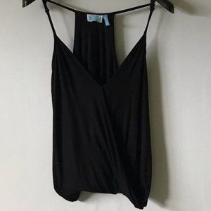 spaghetti strap pullover shirt, black, woman’s size S